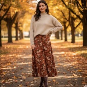 Zara wool alpaca cream beige tunic sweater ribbed mock neck side slit small